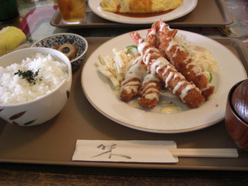 「セントジョンズ ベア」 料理 1842404 エビフライランチ