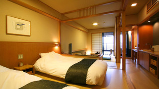 檜露天風呂付き和洋室 (35平米/6畳+24平米) [水花の庄] 禁煙