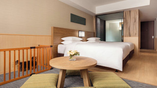 ルーム シングルベッド 2 台 (Dog Friendly, With Hot-Spring Bath)