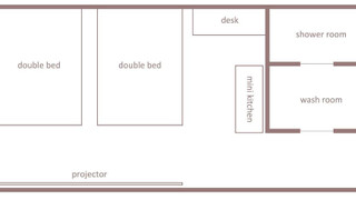 デラックス アパートメント 禁煙 簡易キッチン
