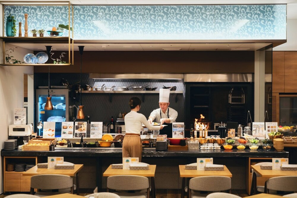 朝食ビュッフェ