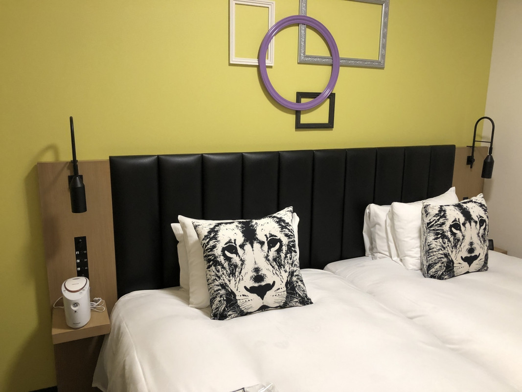 スチーマー付きでちょうどいい広さのお部屋