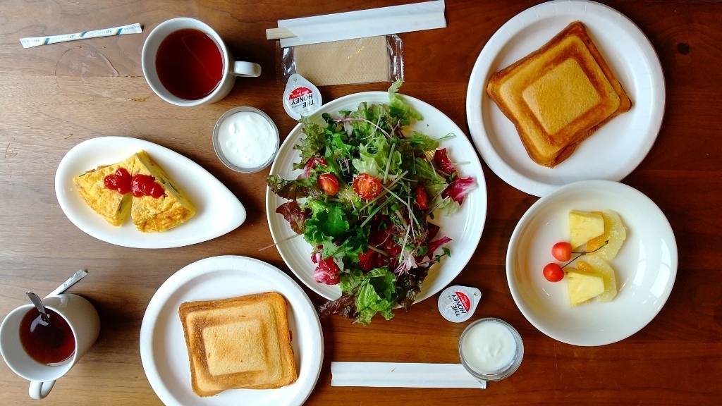コテージの朝食一例 / 1