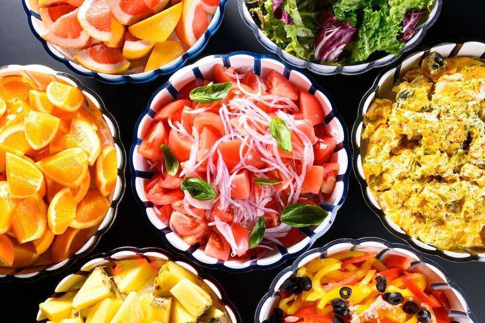 朝食ビュッフェ