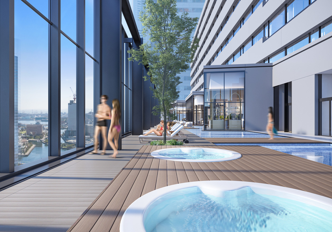 【16:00】みなとみらいの空に浮かぶ“スカイプール”でリゾート気分を満喫3075429