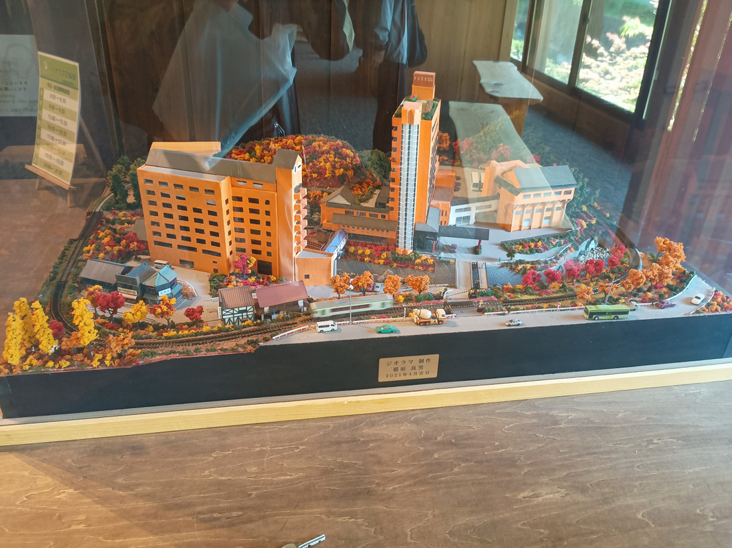 ロビーにおいてあった模型