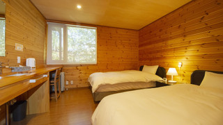 スーペリア ツインルーム 共用バスルーム