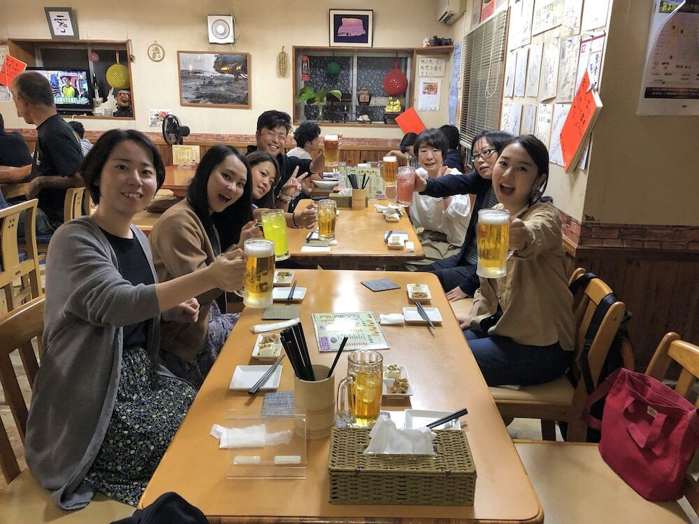 屋外ダイニングエリア