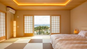 内風呂と完全露天の岩風呂が付いた「特別室」 / 1