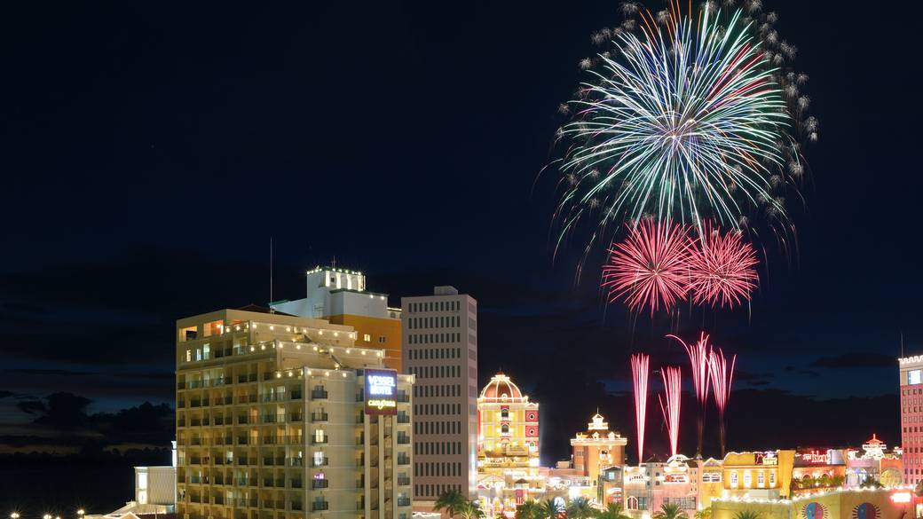 美浜アメリカンビレッジ　花火 / 1