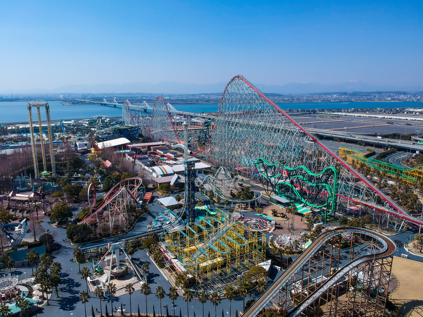 ナガシマスパーランドの航空写真