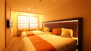 本客殿ハリウッドツイン シモンズベッド (禁煙)