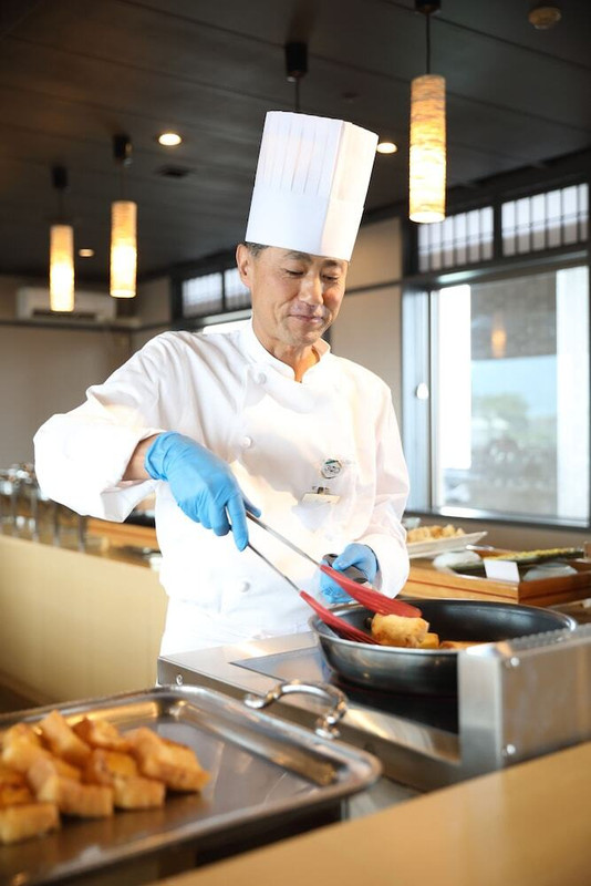 朝食ビュッフェ