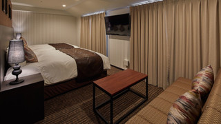 デラックスツイン 禁煙 客室露天風呂付  (エキストラソファーベッドは5名利用からのみ提供)