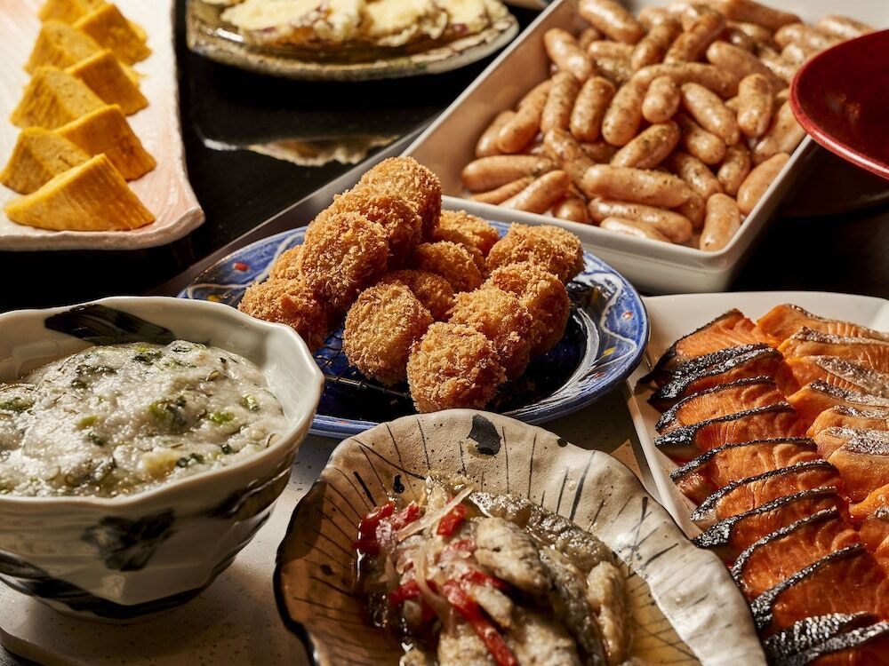 朝食ビュッフェ