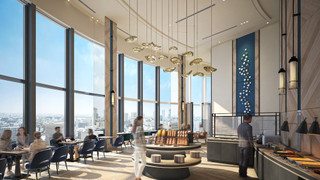 フォース※ツイン+ソファーベッド等 クラブラウンジ利用込(22階以上, 42平米) [禁煙]