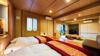 [おとぎ野] 和洋室ツイン/タイル内湯・露天付き離れ(18畳) 禁煙 - 大人限定