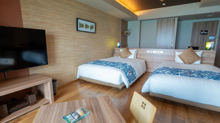 クラブフロア按司/温泉露天風呂/ツイン/オーシャンビュー