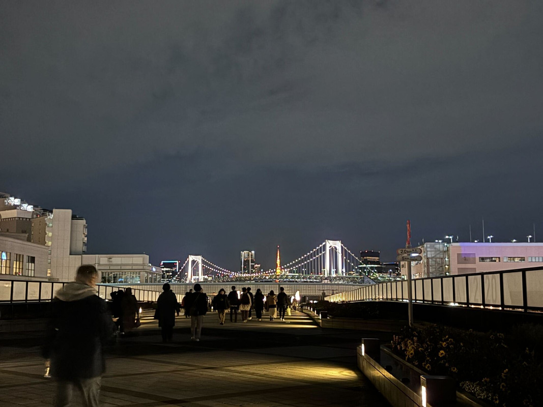 帰りに見たお台場からの夜景がきれいでした。 / 1