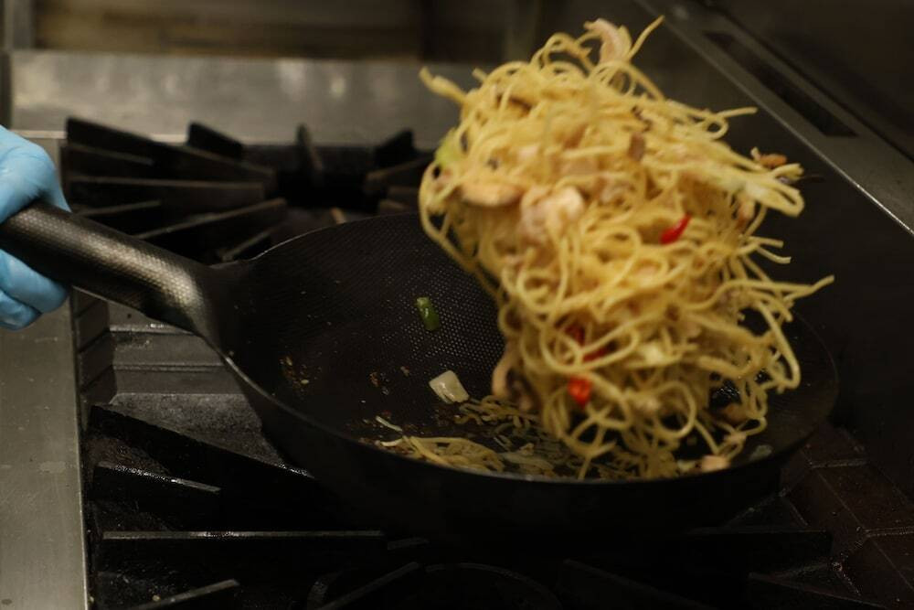 朝食ビュッフェ