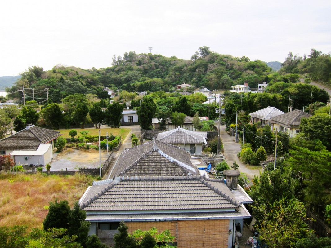 バルコニーから仲尾集落