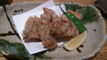 「焼はまぐりる 大門店」料理 680150 アンコウの唐揚げ