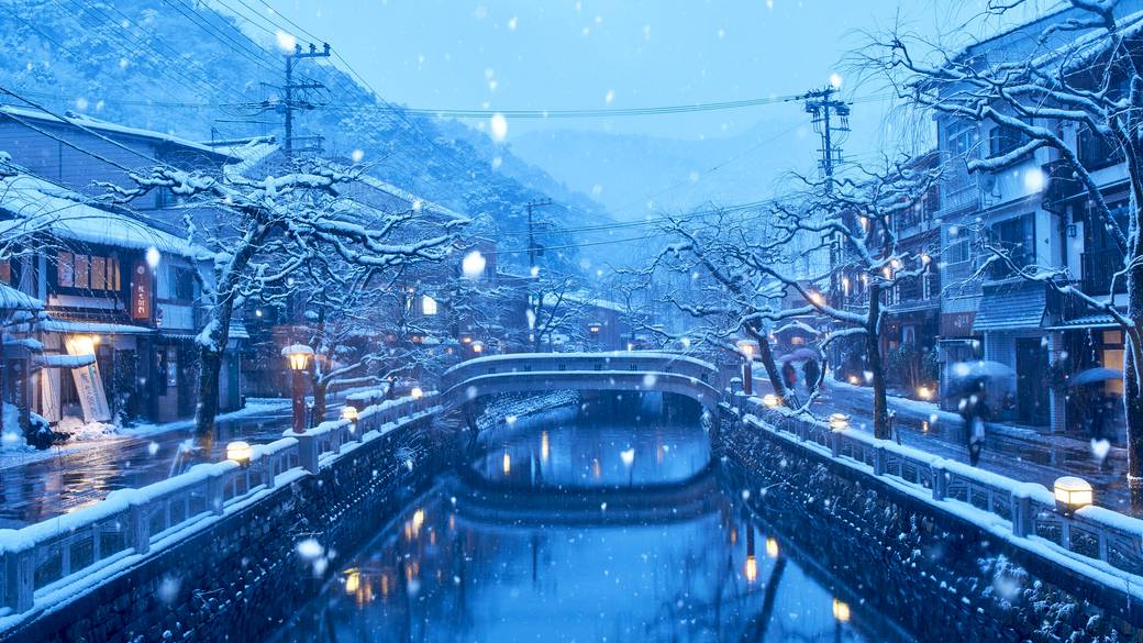 城崎温泉の街並み（冬） / 5