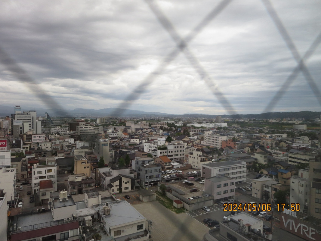 上層階スタンダードルームからの眺望です