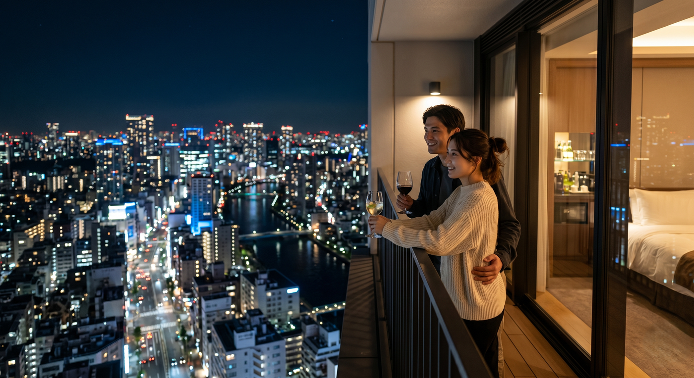 ふたりでホテルからの絶景を楽しもう♡4261142