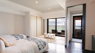 温泉露天風呂付/デラックス和洋室/オーシャンビュー