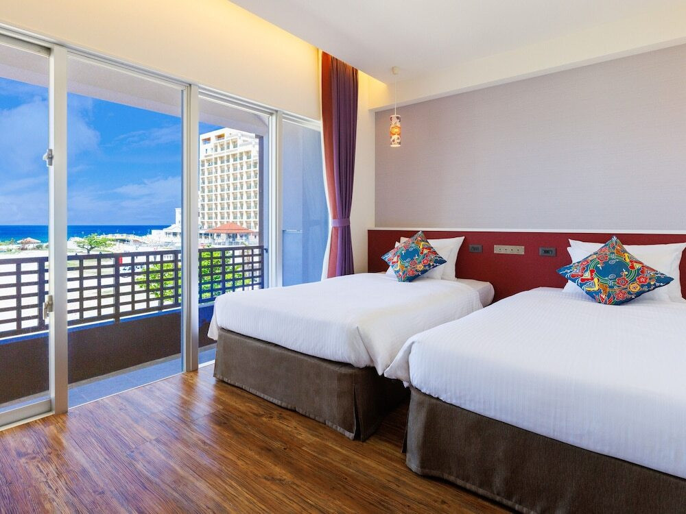 オーシャンビュースイート 寝室