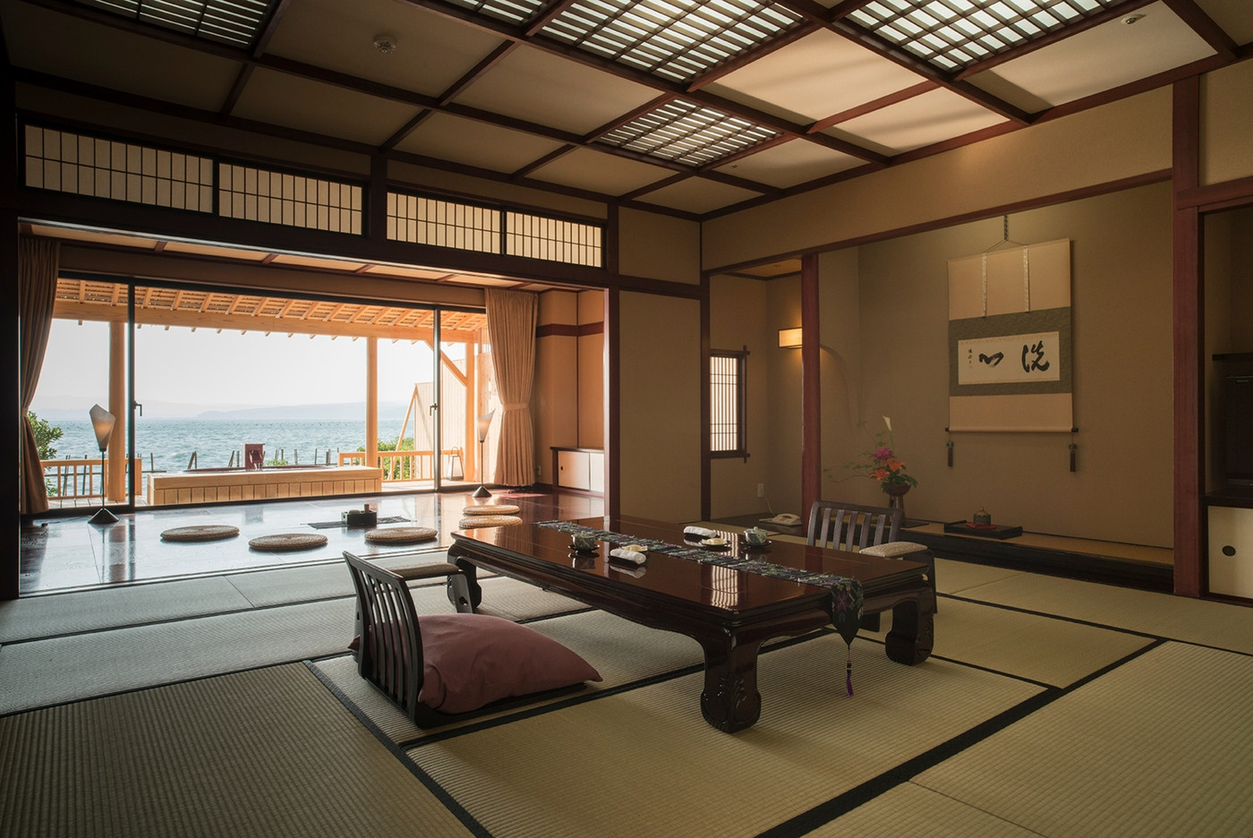 1.露天風呂から夕暮れと朝焼けの絶景が見える「和倉温泉 多田屋」3450573