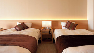 【最上階オーシャンビュー天然温泉露天風呂付】プレミアムツイン（禁煙）