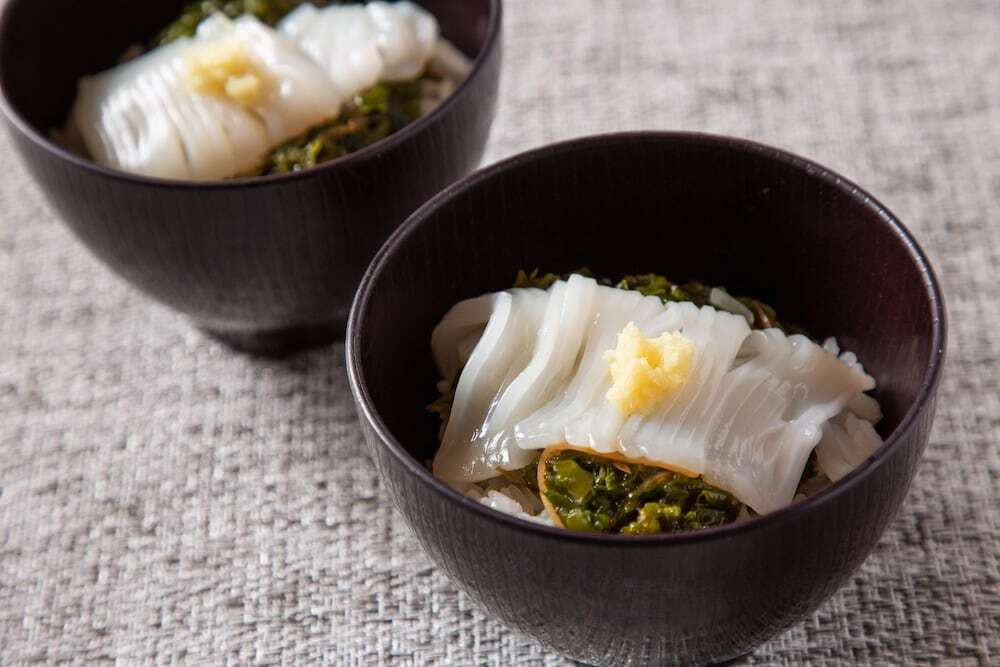 朝食ビュッフェ イカ