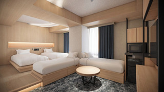 デラックスツインルーム 32㎡ ベッド2台+エキストラベッド2台 禁煙