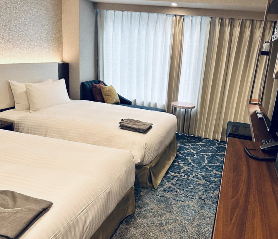 シンプルながら使いやすい客室