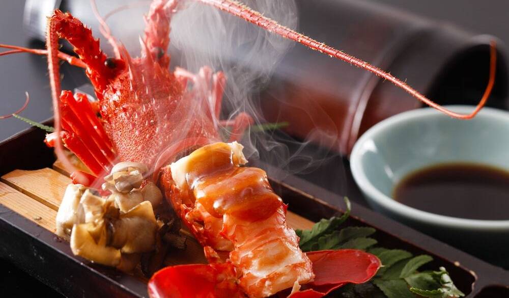 伊勢海老の温泉蒸し / 2