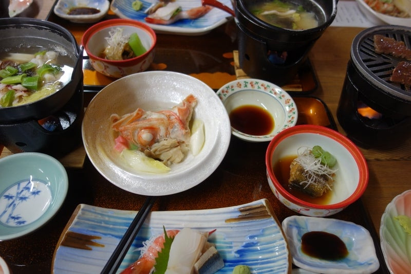海鮮沢山の夕食