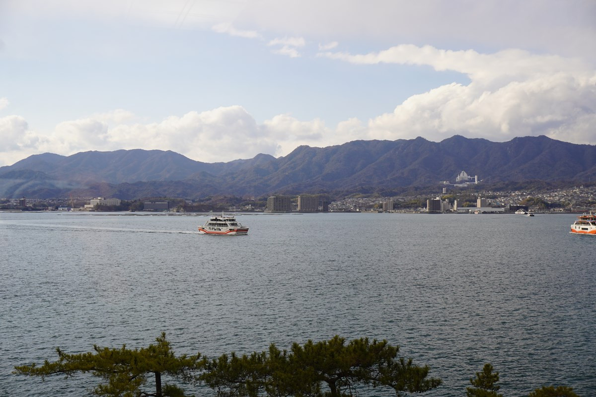海側のお部屋を選びましたが大鳥居は見えなかった