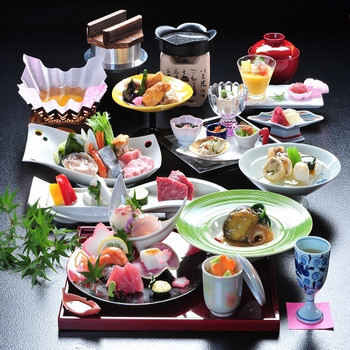 熊野牛&クエ&鮑の豪華会席♪無料のバーデゾーンも魅力3927382