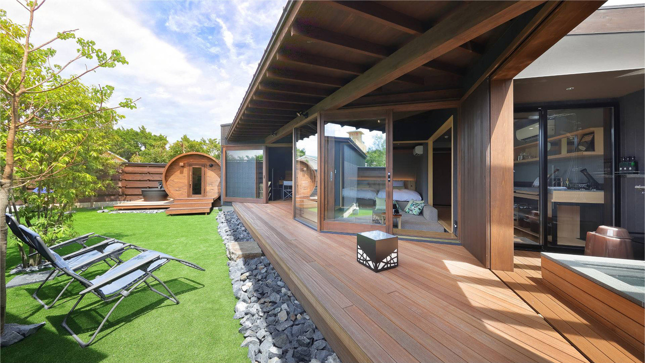 温泉旅館＆グランピングの良いとこどり！サウナと温泉でとことんデトックス4259869