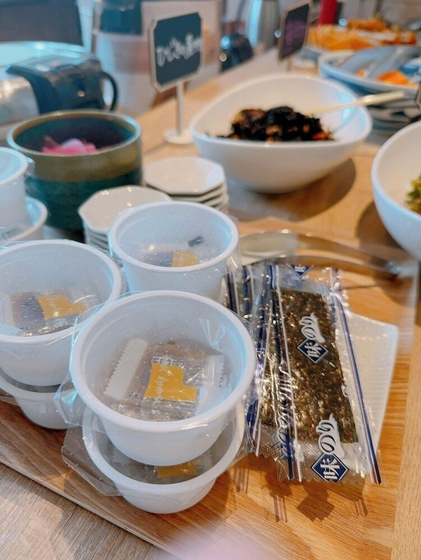 朝食ビュッフェ