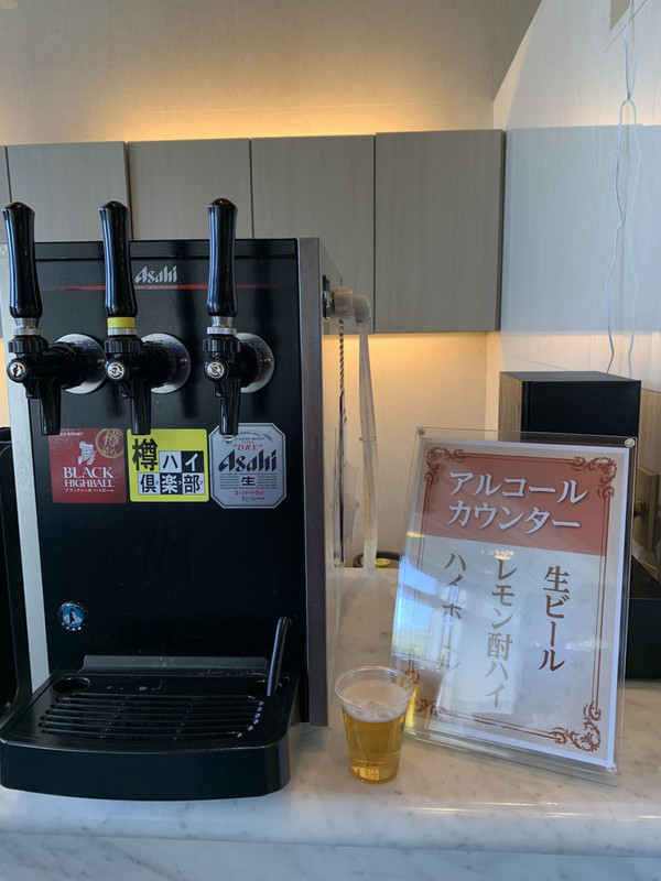 生ビールも無料で提供