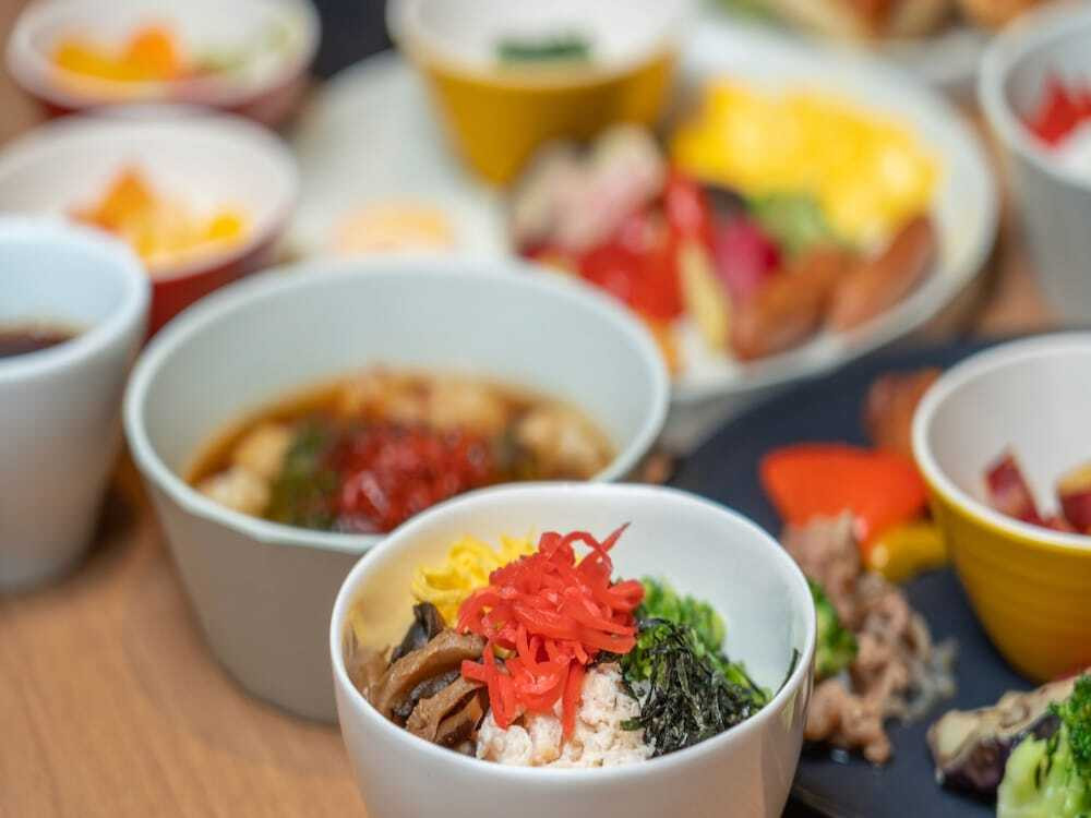 朝食ビュッフェ