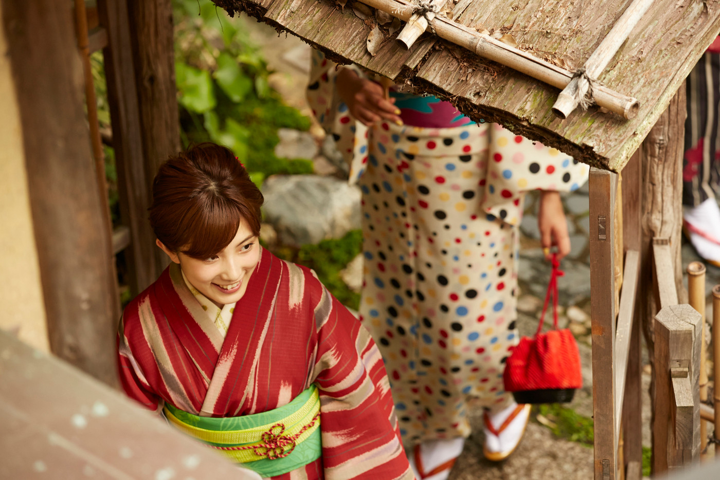 着物女性 観光