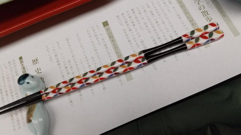 夕食時の選べるお箸 / 1