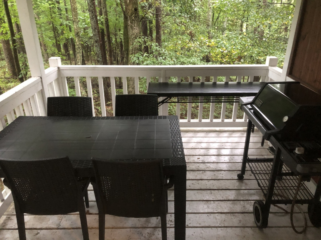 外のテラスです。