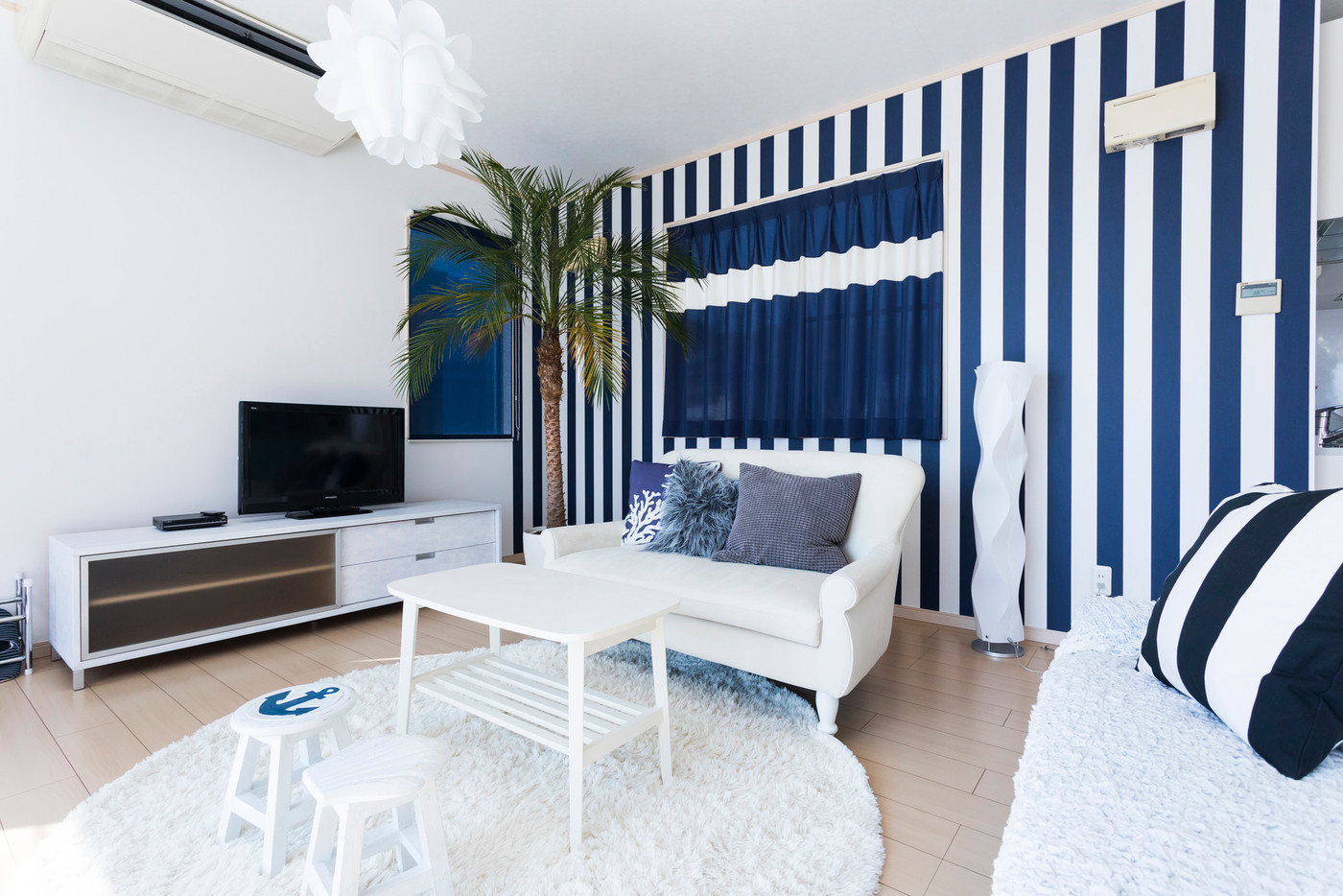 マリンテイストな内装がおしゃれ3488675