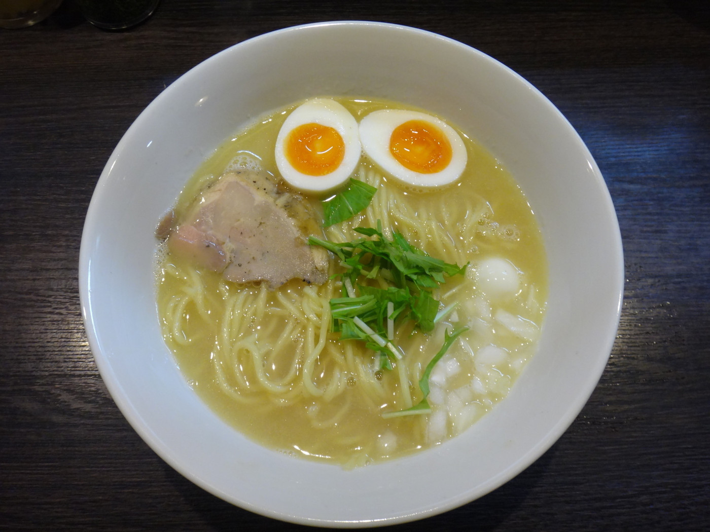 「浮浪雲」料理 813024 味玉鶏白湯そば(並)