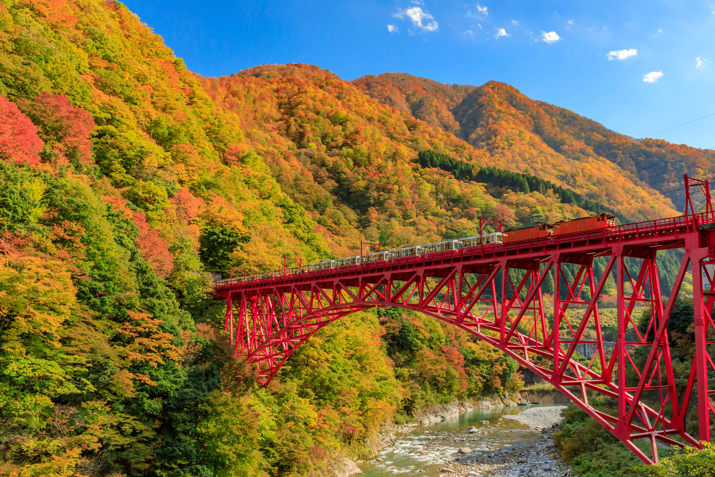 黒部峡谷　トロッコ鉄道